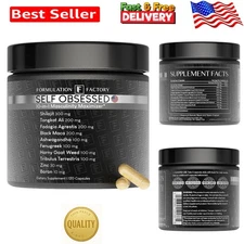 Self Obsessed 10-in-1 Masculinity Maximizer - Energy & Strength, 120 Capsules
