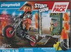 PLAYMOBIL STUNT SHOW 71256 STARTER PACK - MOTOCICLISTA new