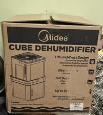 Midea MAD20S1QWT Cube 20 Pints Smart WiFi Dehumidifier