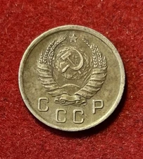 Russia 10 Kopeks 1940 Copper-Nickel Coin Y#109 T6873a