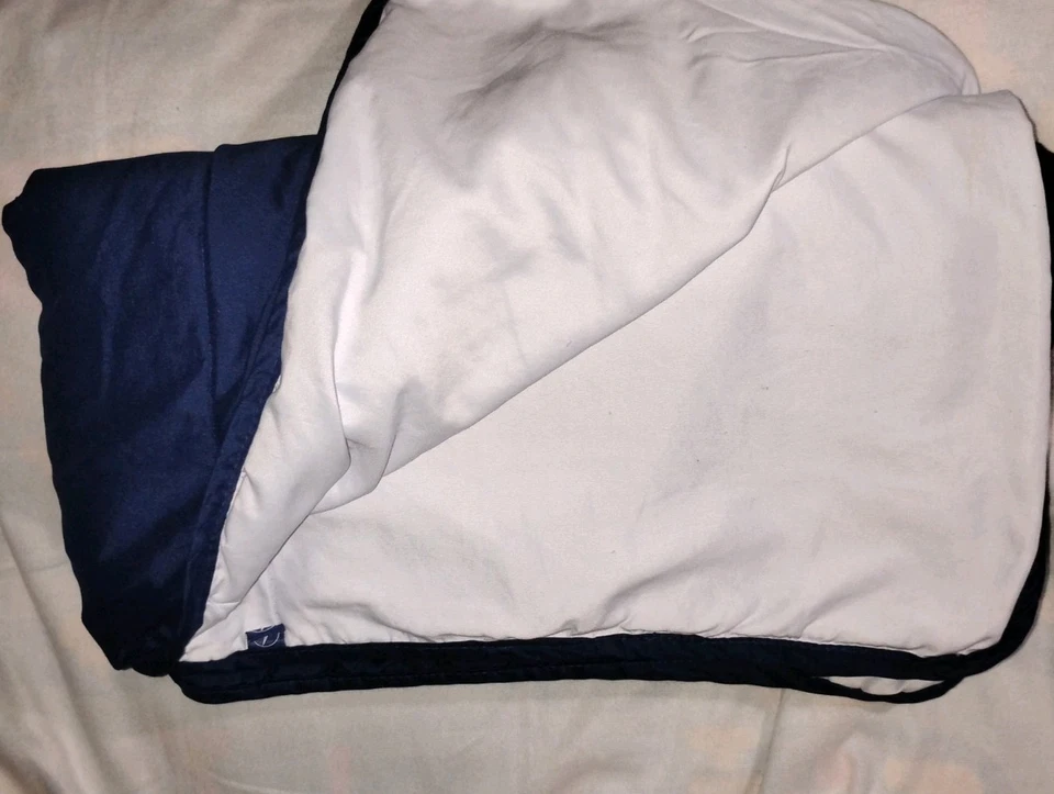 Manta Lufthansa Airlines Business Class azul marino Foto 2 de 4