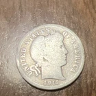 1911-S Barber Liberty Head Dime 90% silver Actual coin Worth To Fill A Spot
