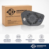 Spiegelglas Aussenspiegel Links Diederichs 4237229 FÜR CitroËN DS Opel