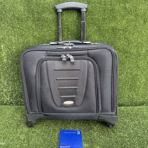 Samsonite Mobile Office Spinner Telescoping Handles Laptop Storage Files