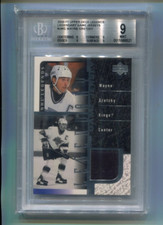 2000-01 Upper Deck Legends - WAYNE GRETZKY - Game Jersey - KINGS  BGS 9 Pop 7 1^