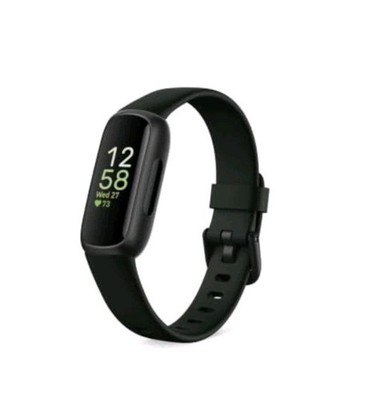 Fitbit Inspire 3 Heart Rate Monitor Health & Fitness Tracker Authentic Black