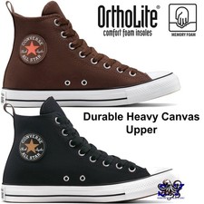 CONVERSE Chuck Taylor All Star Heavy Canvas Men's High-Top Shoes Ortholite Foam