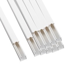 25x 1m yourDroid Kabelkanal - 10x10 mm weiss ...