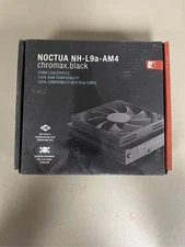 Noctua NH-L9a-AM4 chromax.Black, Low-Profile CPU Cooler for AMD AM4 (Black)