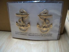 2x Navy Fouled Anchor Officer Candidate pins Military badge Insignia new pin