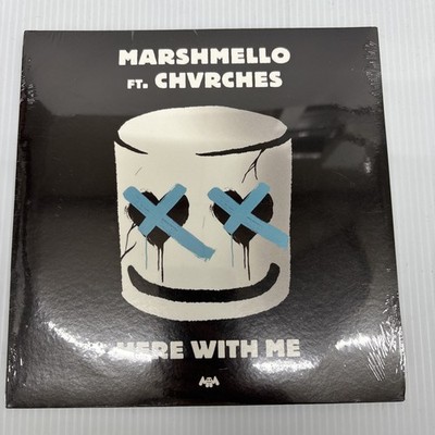 Marshmello Ft. Chvrches -  Here With Me - Vinyl Record 7  Clear Record