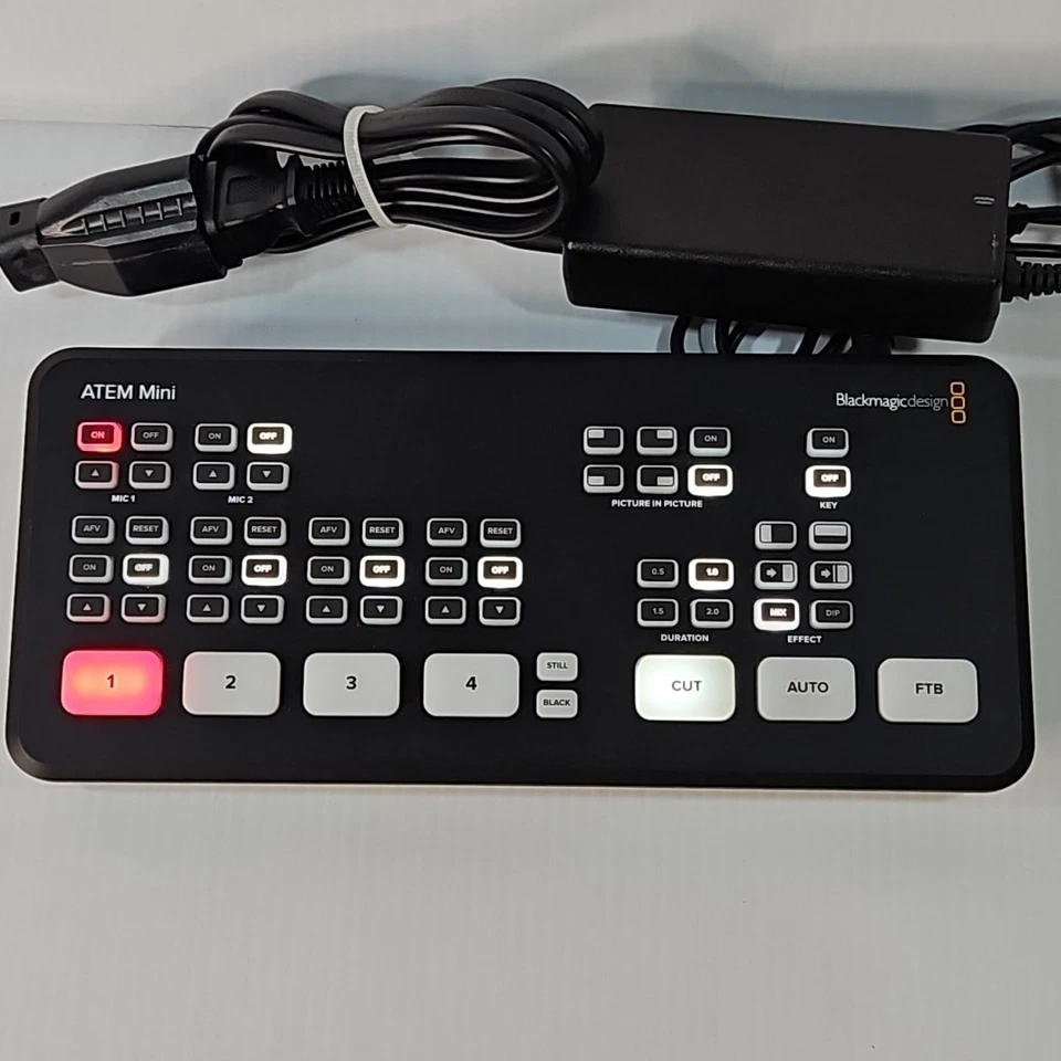 Blackmagic Design Atem Mini Pro ISO (HDMI Live Stream Switcher / Recorder) - Image 4 of 4