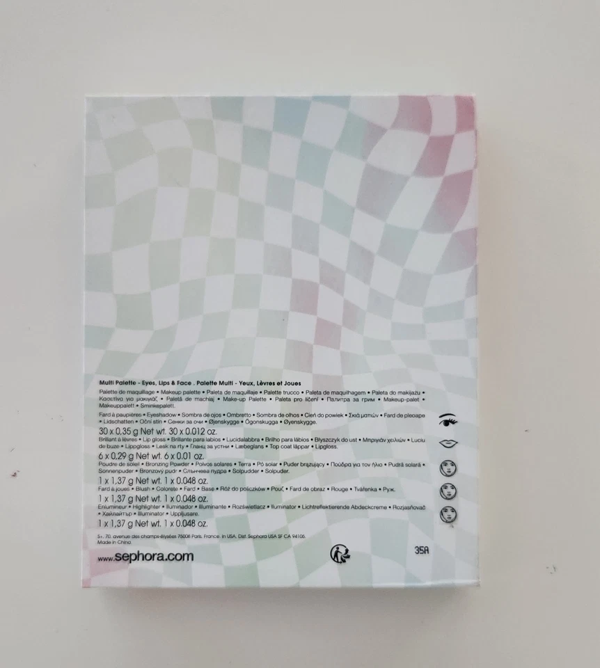 Sephora The Future Is Yours Multi-Use Palette Eye Lip Cheek 39 Colors New Boxed  - Image 4 of 4