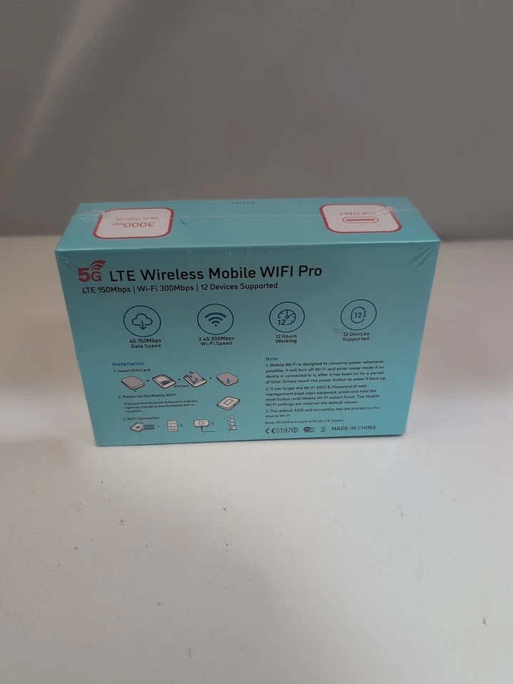 5G Wireless Mobile Modem Router Pro LTE 150 Mbps, Wi-fi 300 Mbps - Image 2 of 3