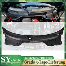 Abdeckung Wasserkasten Windschutzscheibe für Mini Cabriolet R55 R56 R57 Schwarz