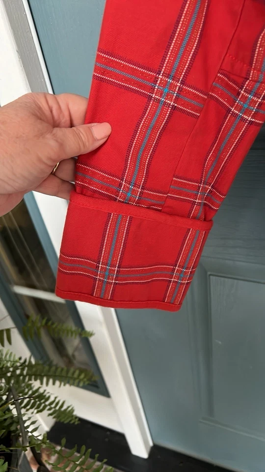 Chaqueta a cuadros roja Marc by Marc Jacobs Foto 2 de 4