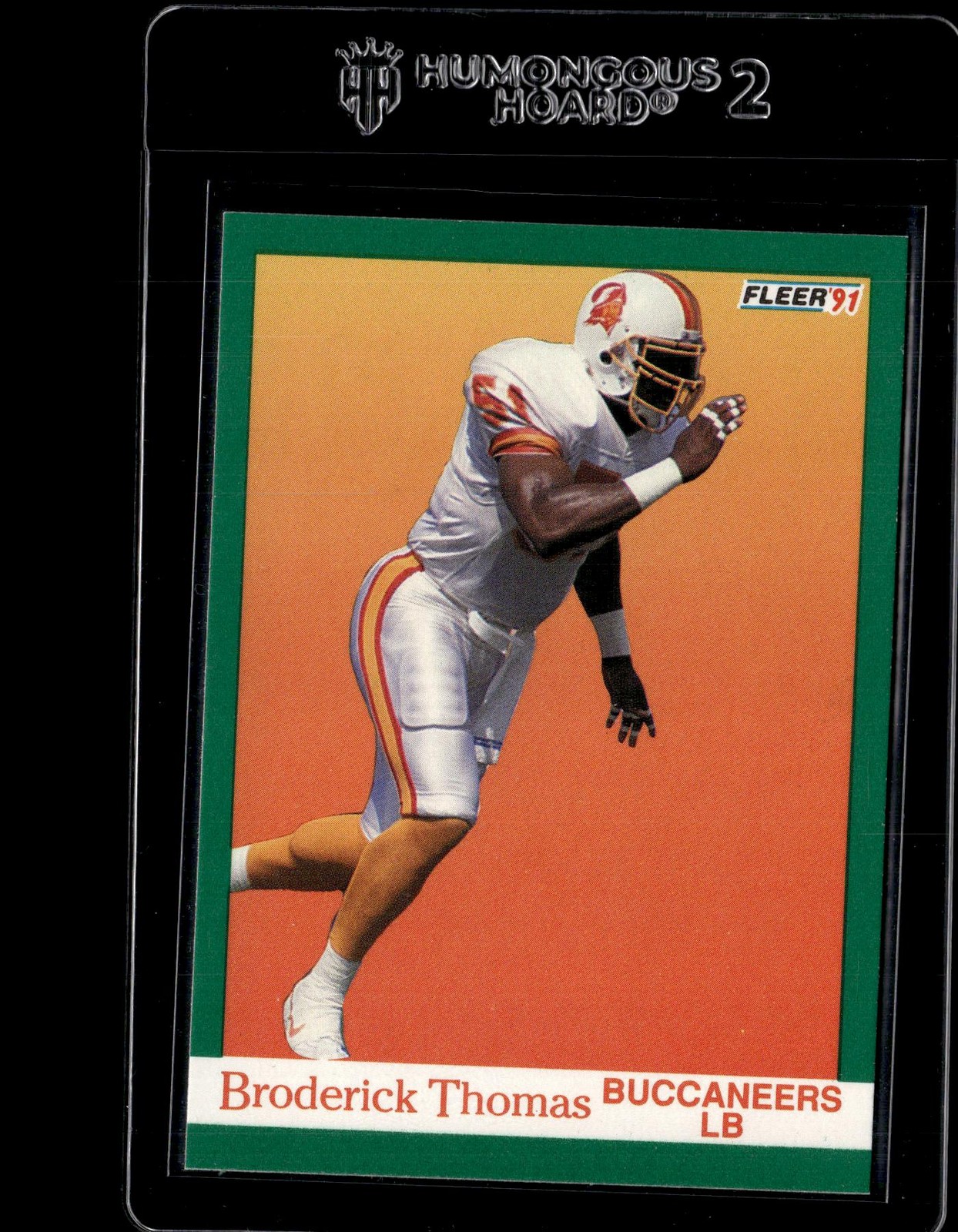 1991 Fleer #381 Broderick Thomas