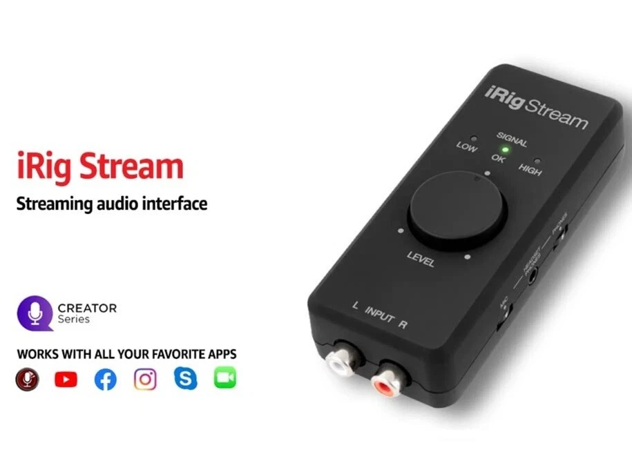 NEW IK Multimedia iRig Stream USB Audio Interface for iOS/Android/MAC/PC - Image 2 of 3