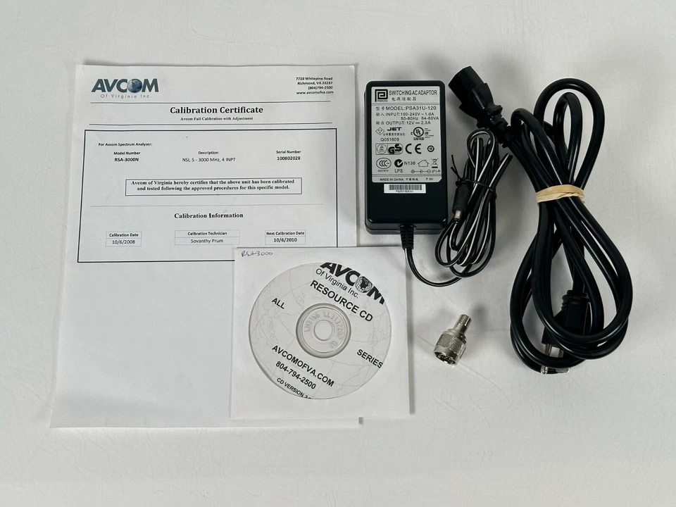 (New) Avcom RSA-3000N Remote Spectrum Analyzer - Image 3 of 3