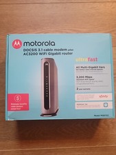 Motorola 8x4 DOCSIS 3.0 Cable Modem plus N450 router MG7315