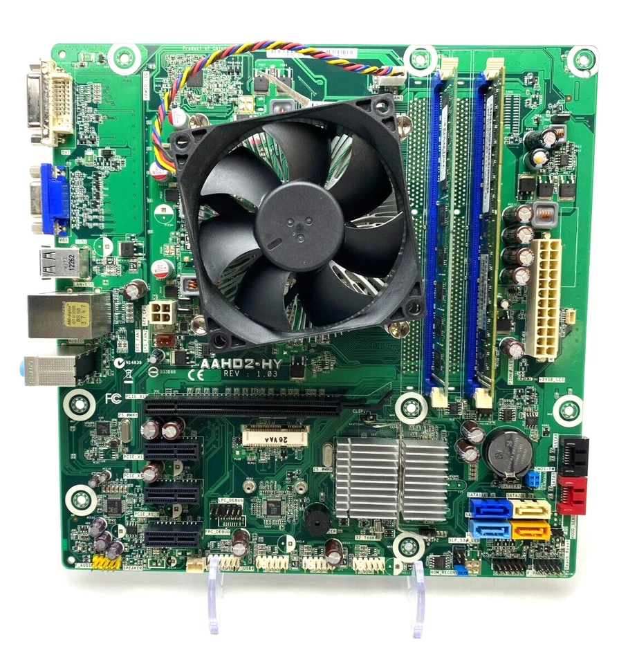 HP P6-2376 MOTHERBOARD AAHD2-HY AMD A4-3420 2.8GHz APU 12GB RAM + I/O 701022-001 - Image 3 of 4