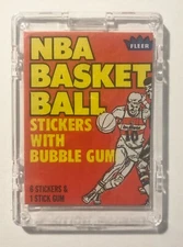 1979 Fleer Basketball Trading Cards wrapper SNAPIT encased