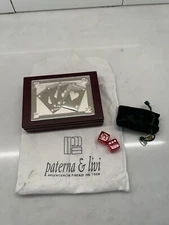 paterna & livi sterling silver card playing set, made in Italy from famous maker