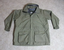 ORVIS Fishing Wading Rain Wind Jacket Mens XL Hooded Polyester Oversized