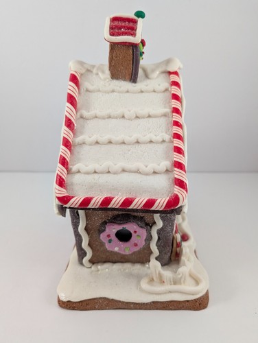 Valerie Parr Hill Illuminated Christmas Gingerbread House 10" T - Picture 6 of 14