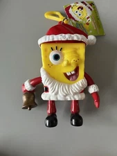 SpongeBob SquarePants Santa Candy Dispenser Ornament Backpack Clip On