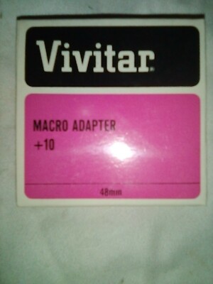 Vivitar 48mm Macro Adapter + 10 From Closed Shop.