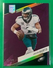 2023 PANINI DONRUSS ELITE PURPLE FOIL PARALLEL INSERT JALEN HURTS #31/49 EAGLES