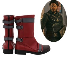 The Boys Soldier Boys Shoes Cosplay Men Red Boots
