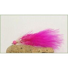 Hothead Trout Flies, 6 x Two tone Pink Straggle Hotheads, Trout Flies SLIX