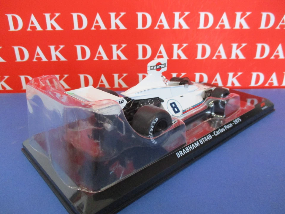 Die cast 1/24 Modellino Auto F1 Brabham BT44B Martini Racing 1975 C. Pace - Immagine 3 di 4