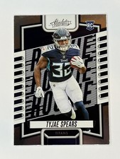 2023 Panini Absolute #129 Tyjae Spears RC Rookie Tennessee Titans Football Card