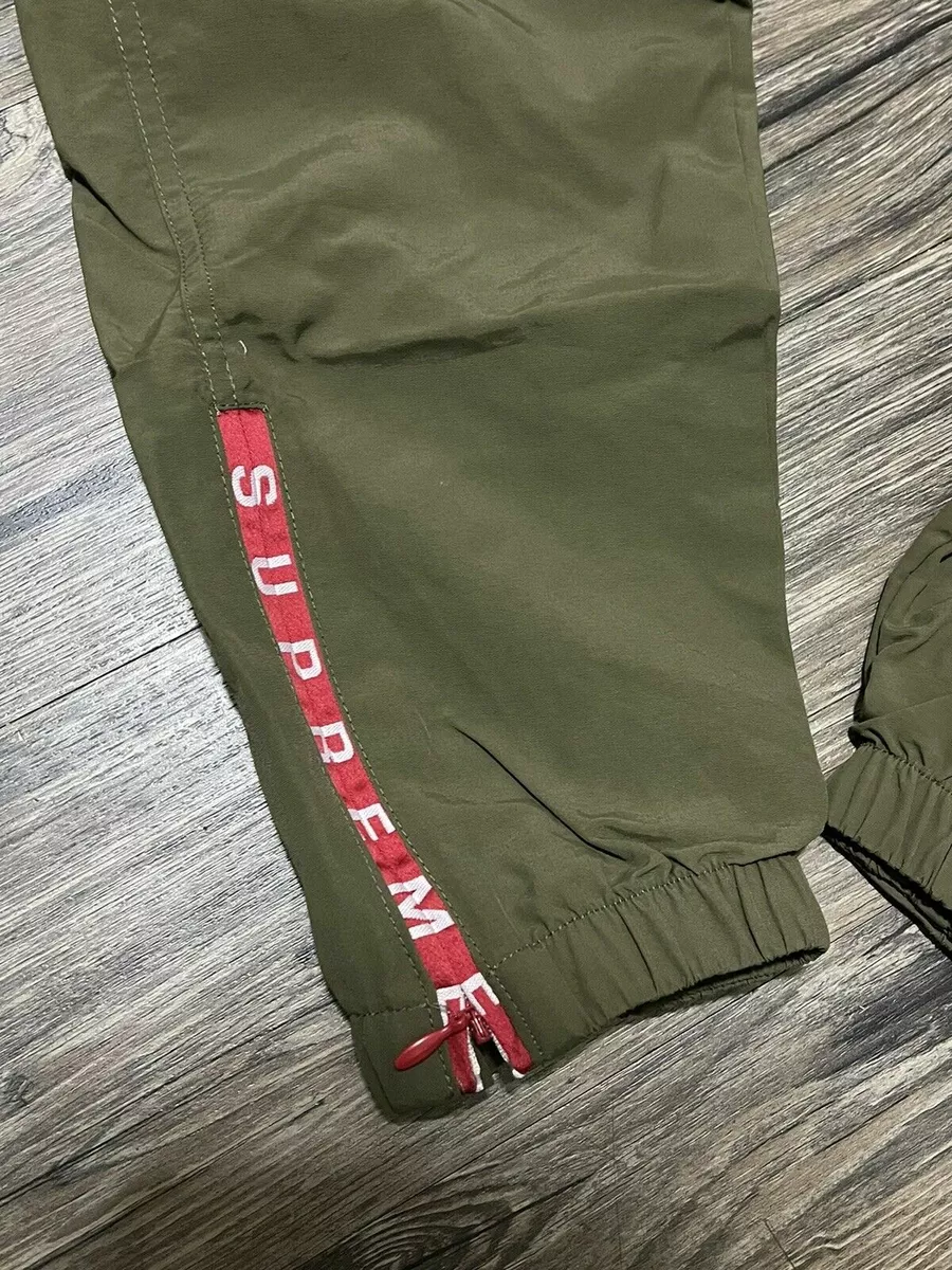 SLIM FIT! Supreme Warm Up Pant Size Small Olive FW Supreme New York