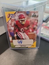 2021 Leaf Pro-Set Eric Gray Gold ARC Auto Autograph #PS-EG1