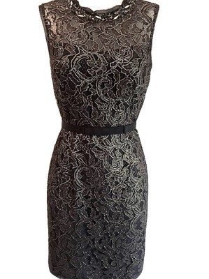 karen millen black gold dress Black Plus Size Essential Techno Short Sleeve Woven Shirt Dress With Gold Hardware