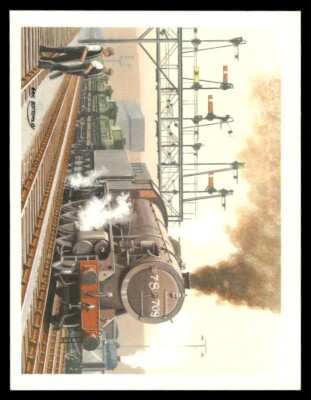 1987 Tom Thumb Britain's Railways Cigar Tobacco Card WD 2-8-0 #18