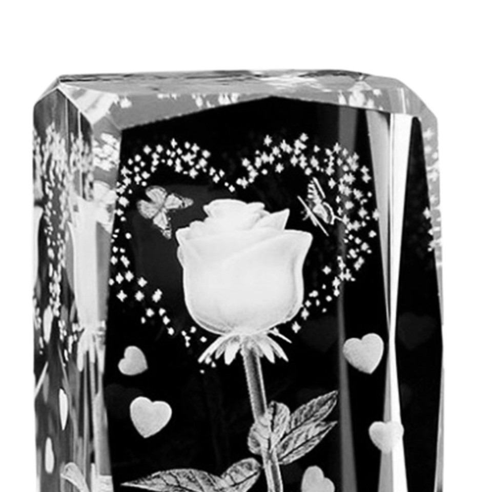 3d Rose Sculpture Romantic Touch Decorative Engraved Rose Bedroom