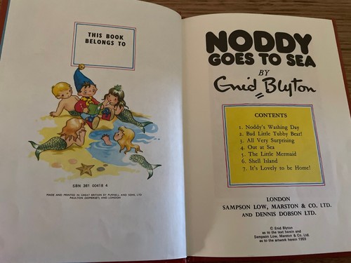 Noddy Vintage Hardcover Books x 5 1980s Book Bundle Illustrated Free Postage - Picture 6 of 17