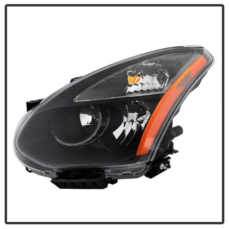 Faros delanteros negros tipo halógeno selectos para Nissan Rogue 14-15 2008-2013 Foto 2 de 4