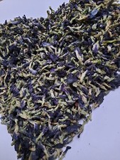 Pure Natural Sun Dried Butterfly Pea tea Blue Flowers CLITORIA TERNATEN Organic*