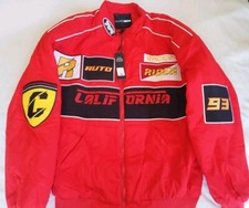 VTG Fashion Nova Women 1993 California Bomber Racing Jacket Small Embroidered 