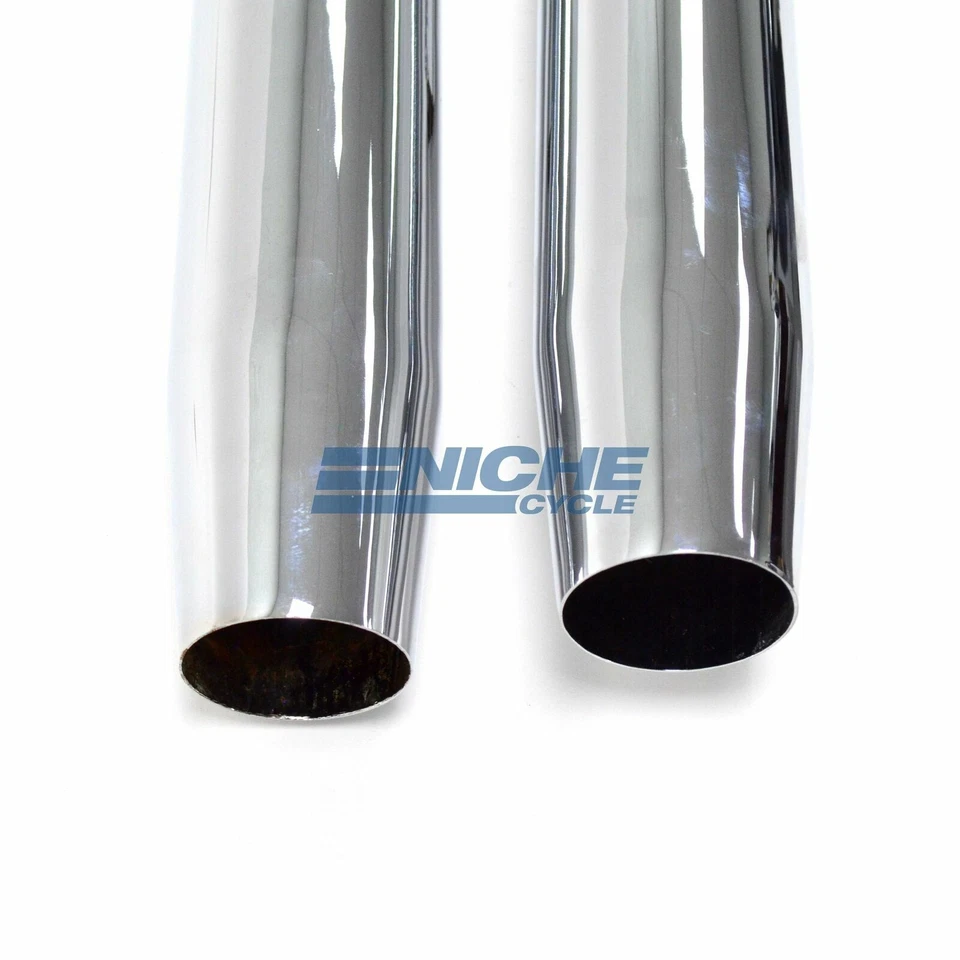 Tubos de sistema de escape cónicos cromados escalonados MAC Honda Shadow VT700 VT750 * Foto 3 de 4