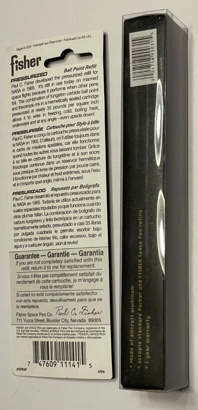 UZI Tactical Pen Metal Gray Finish with Fisher Space Pen SPR4F refill