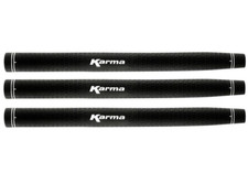 Karma Velour Black JUNIOR Paddle Putter Grips 3 PACK - NEW 