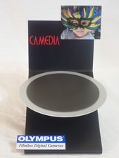 1990's CAMEDIA OLYMPUS FILMLESS DIGITAL CAMERA STORE DISPLAY STAND ADVERTISING