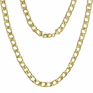 Flat Link Gold Chain Necklace Factory 